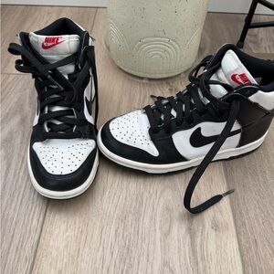 Nike Black and White High-Tops (Pandas)